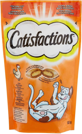 Catisfactions Alimento Complementare per Gatti con Pollo, 60g